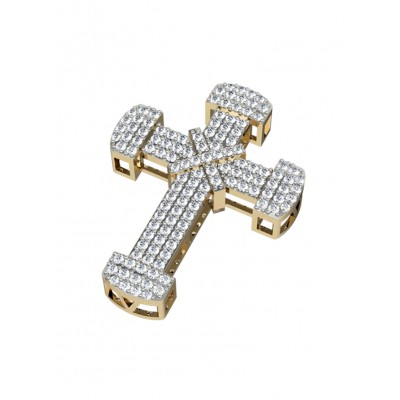 Sparkling Cross pendant with diamonds